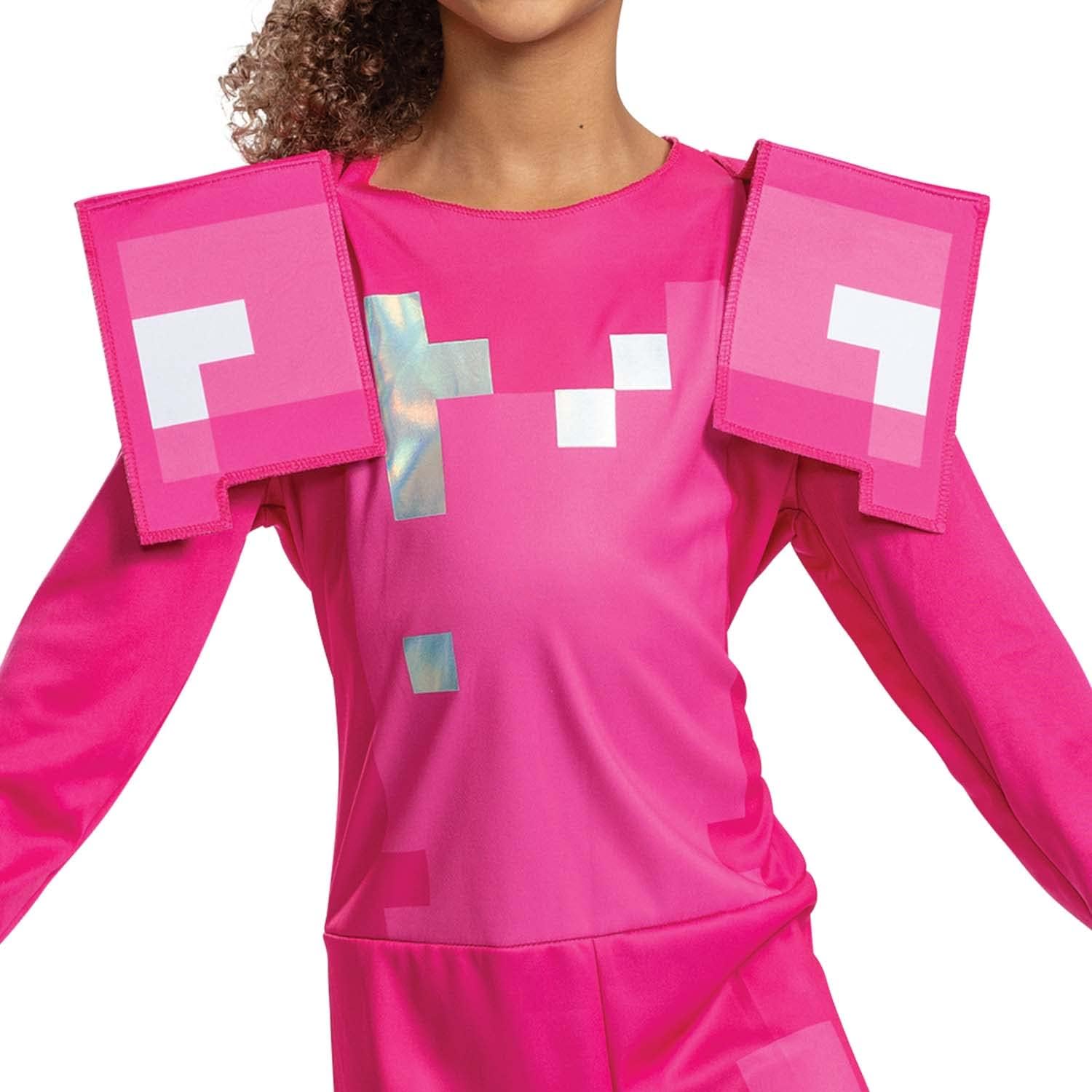 Disguise Pink Armor Minecraft Kids Costume