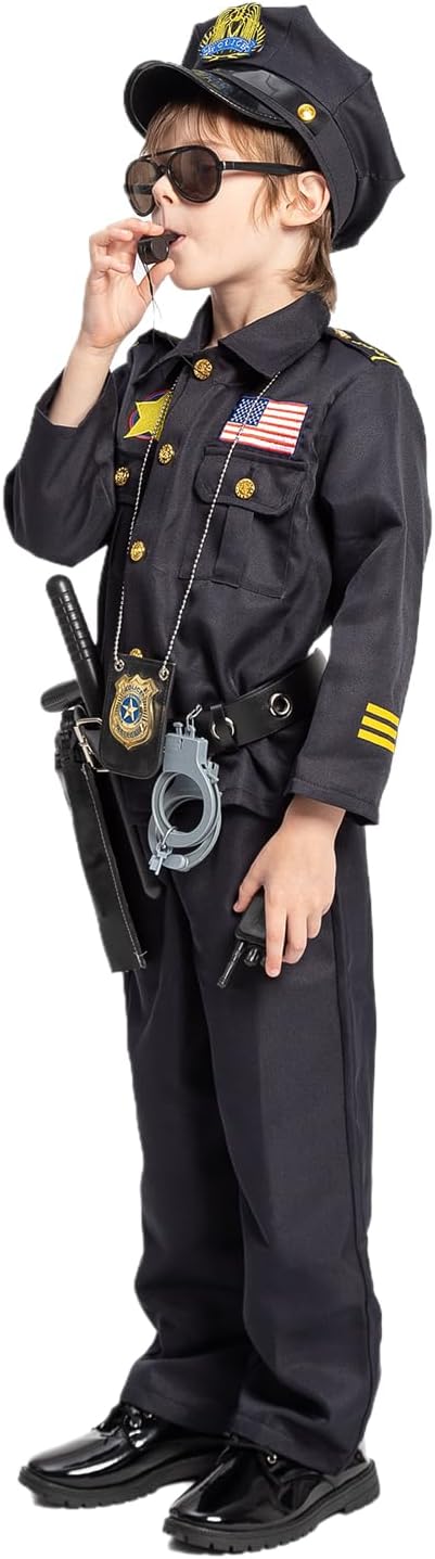 Kids Police Officer Costume with Accessories