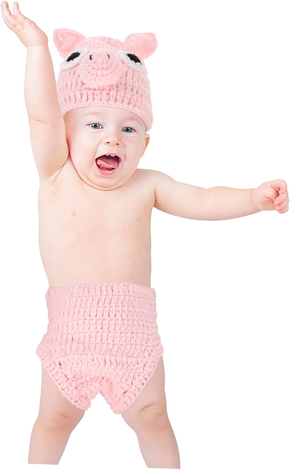Hand Crochet Newborn Photography Outfit Set for Baby
