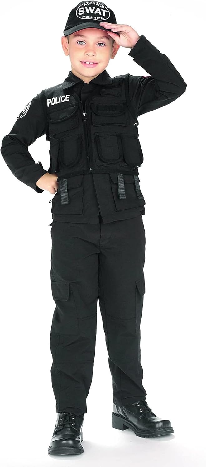 Rubies Childs Young Heroes SWAT Police Costume Medium