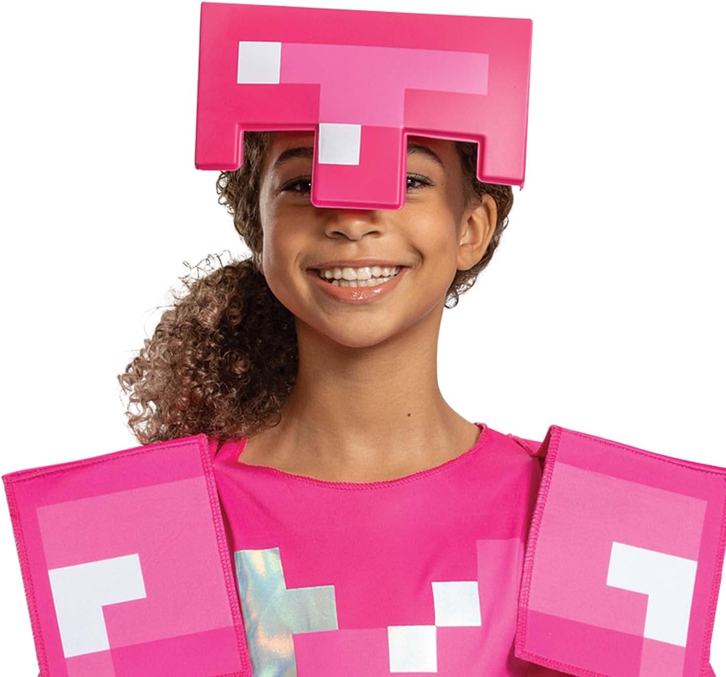 Disguise Pink Armor Minecraft Kids Costume
