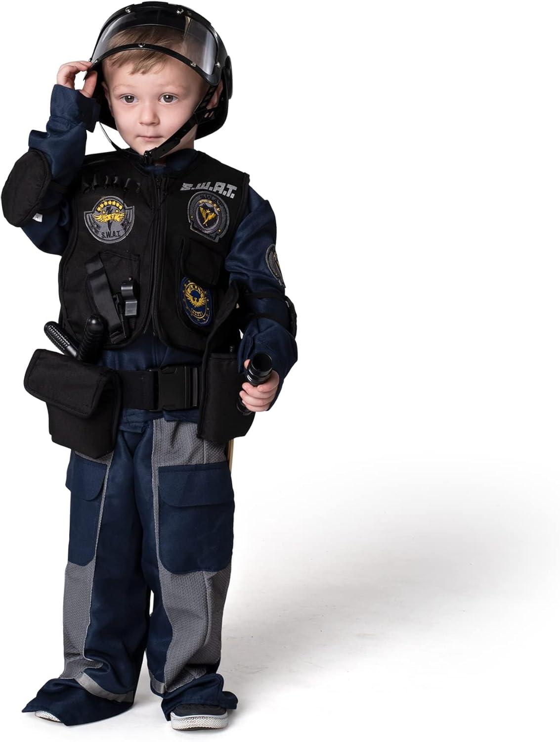 Spooktacular Creations SWAT Police Officer Costume for Boys