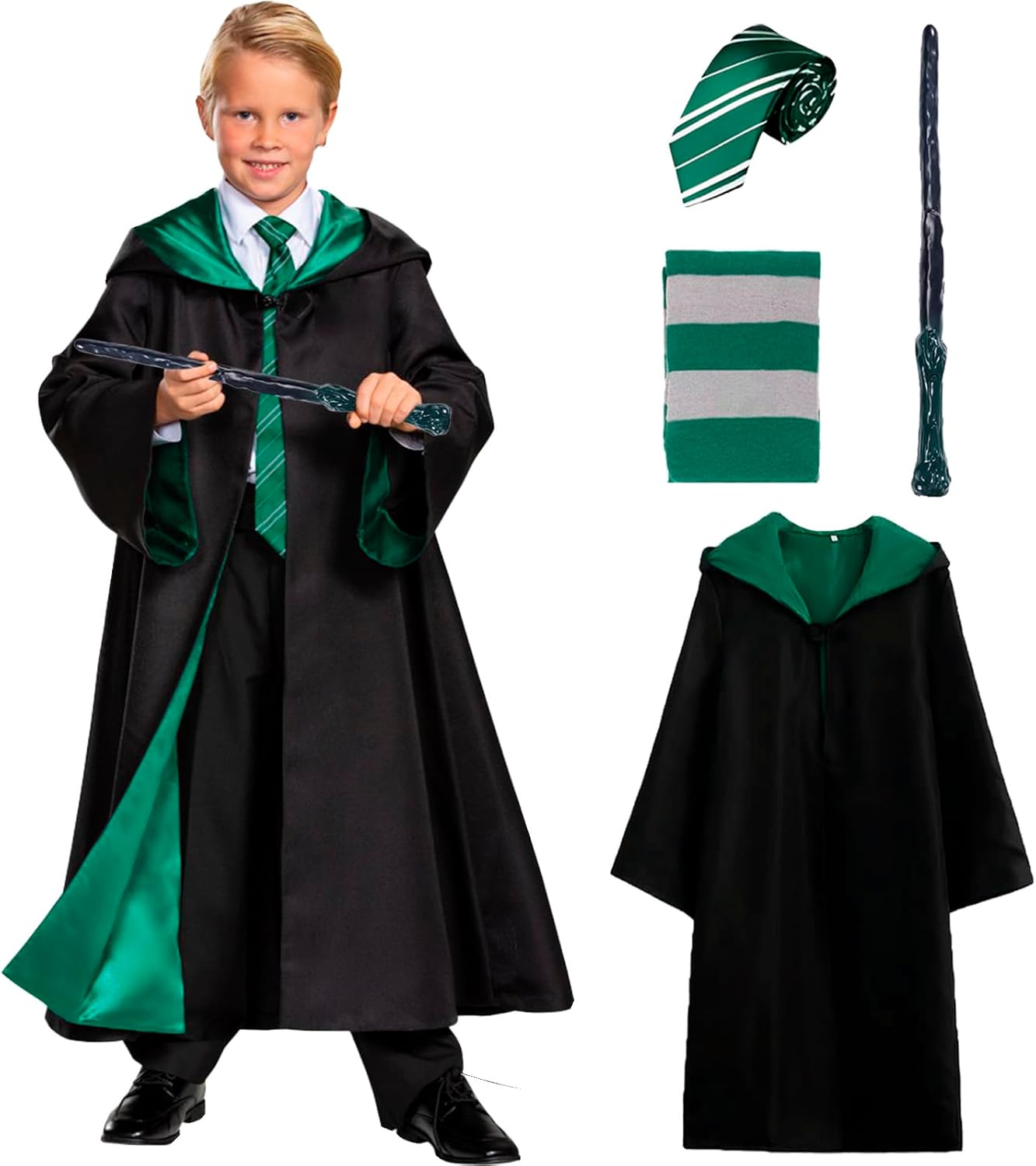 Wizard Costume Party Cosplay Set for Kids
