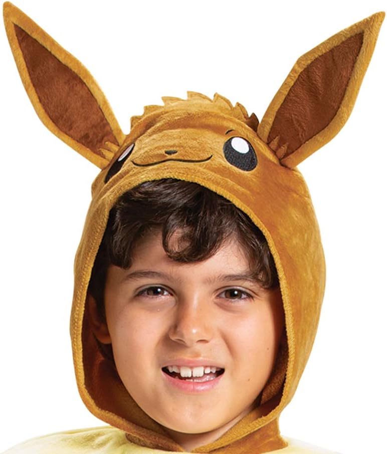 Eevee Costume - Official Pokemon Kids Halloween one-piece with ears