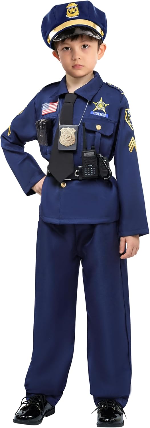 Spooktacular Creations Halloween Police Costume for Kids