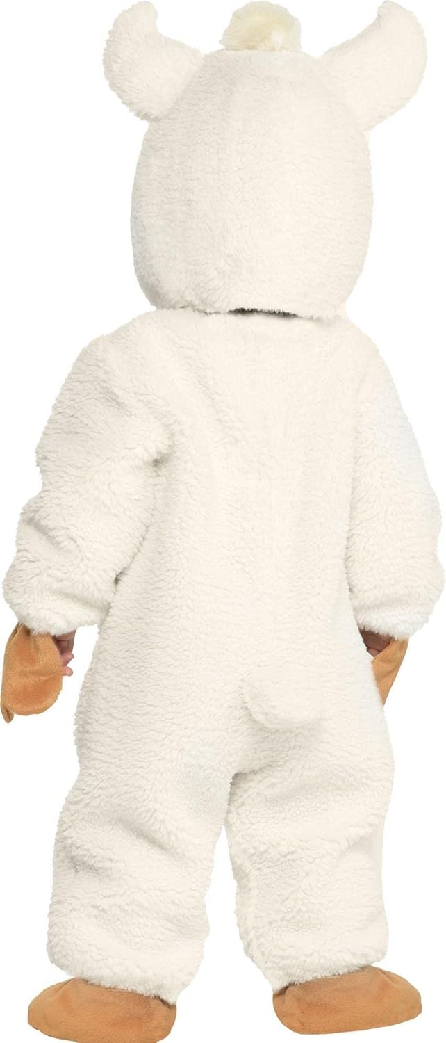 Amscan Lovable Llama White Costume 6-12 Months