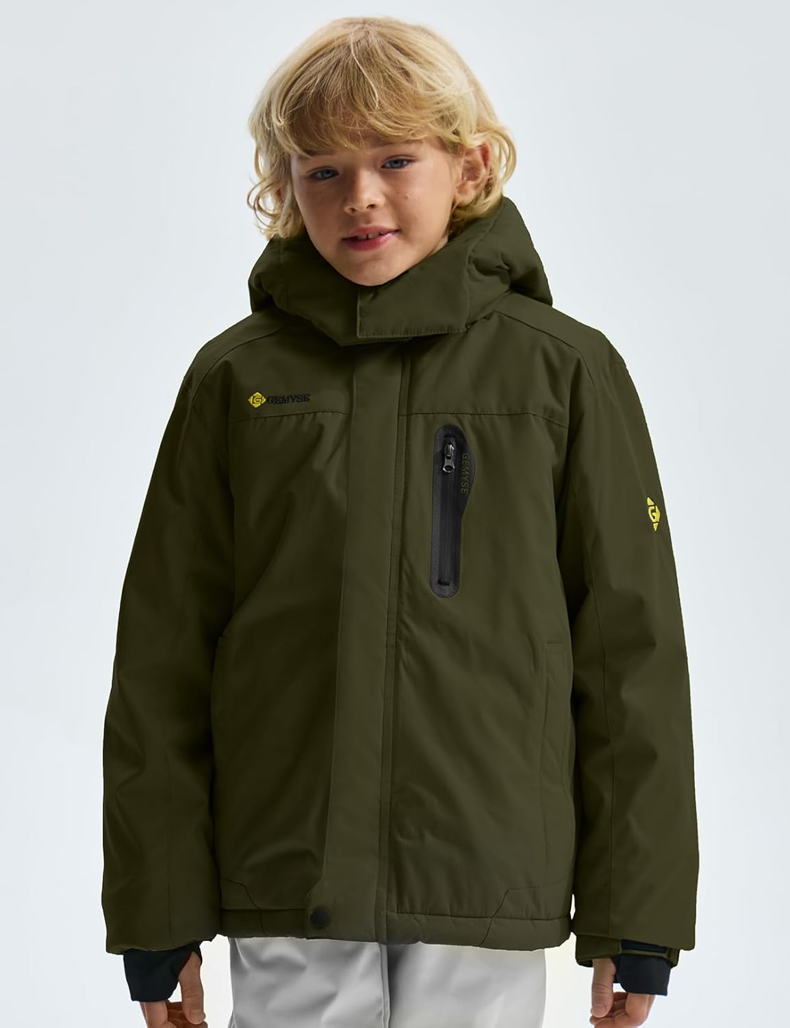 Warm Waterproof Ski Jacket for Boys