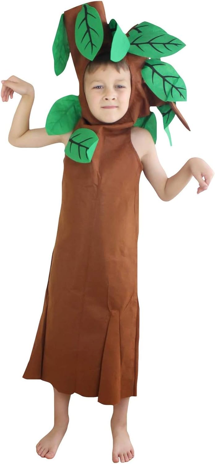 Tree Character costume for boys ages 4-14 fun and flexible fabric