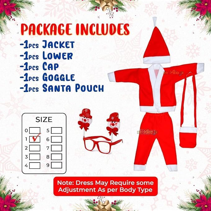 Christmas Santa Costume for Kids
