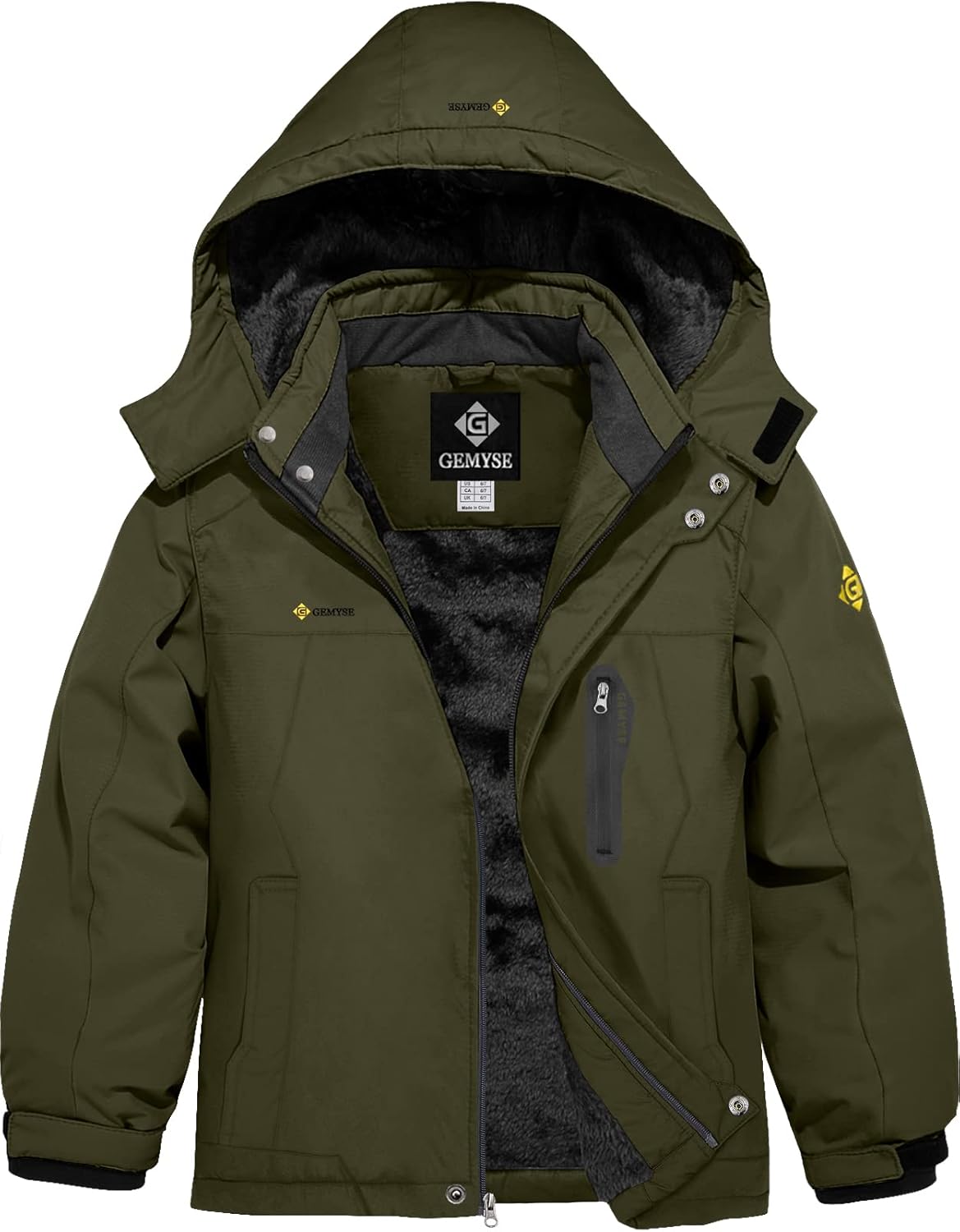 Warm Waterproof Ski Jacket for Boys