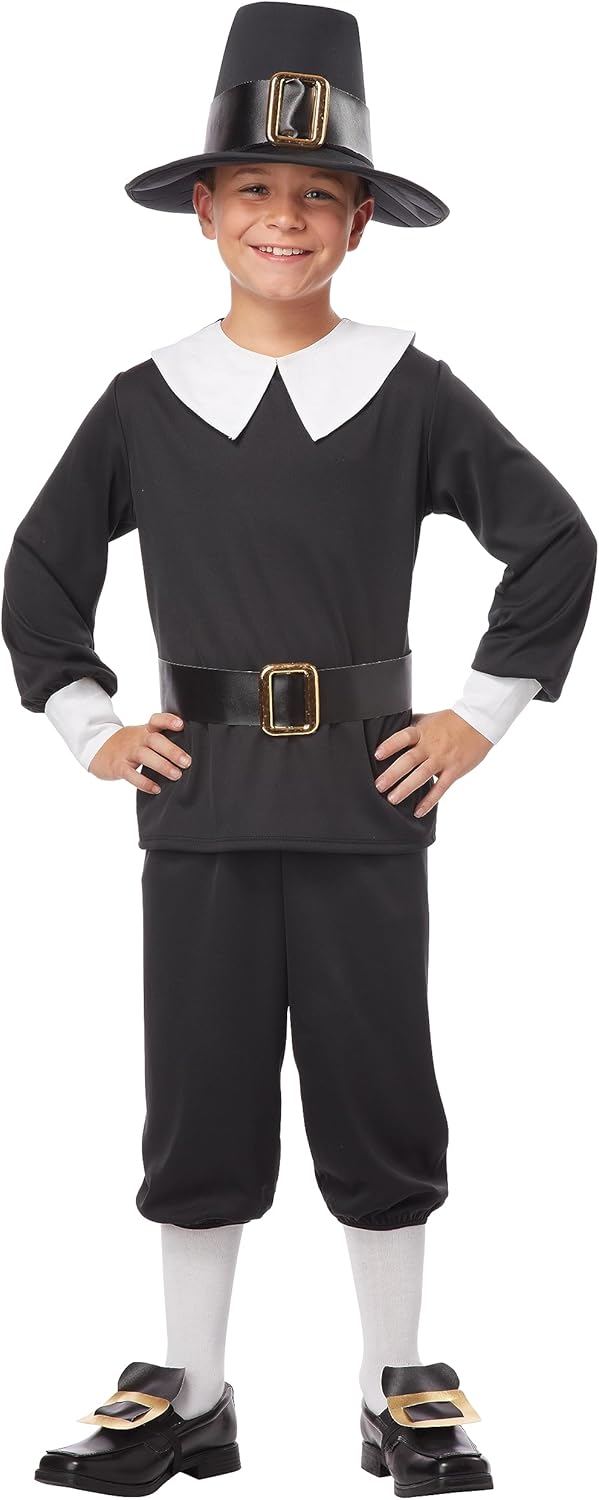 Pilgrim Captain Kids Costume