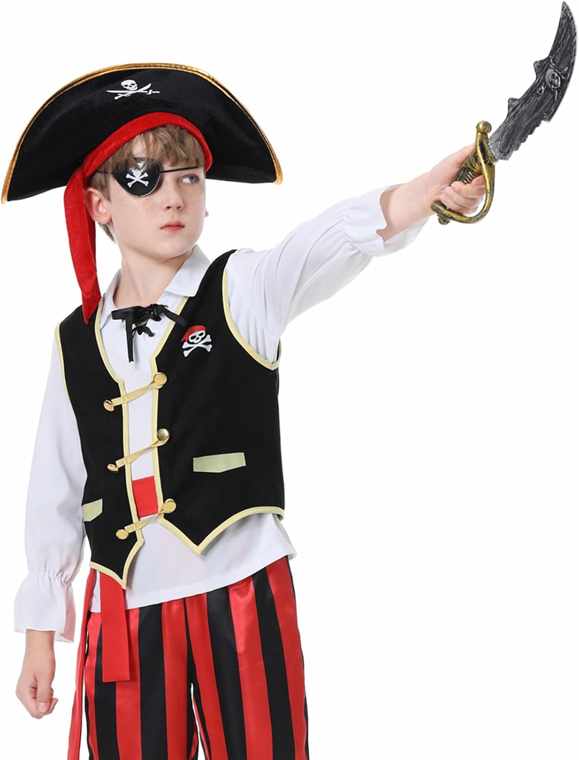 YuDanae Pirate Kids Costume Set
