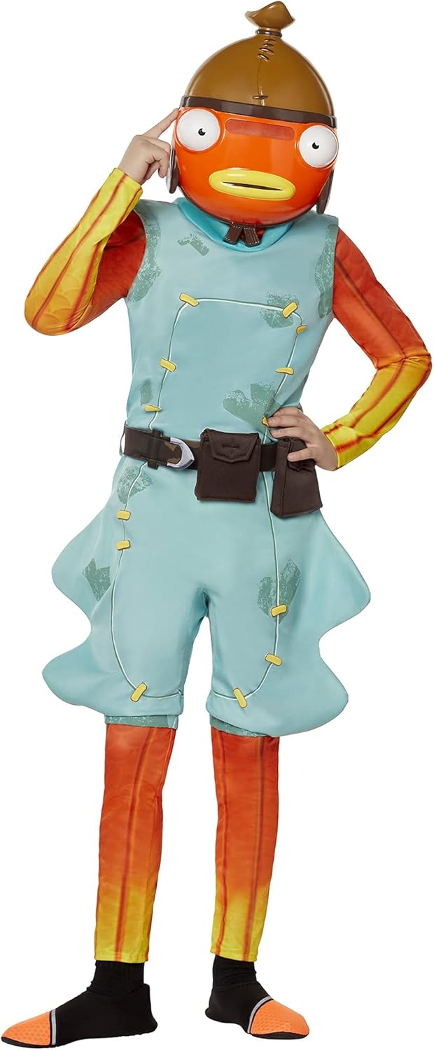 InSpirit Designs Fortnite Boys Costumes Halloween Cosplay Dress Up X-Large Fishstick