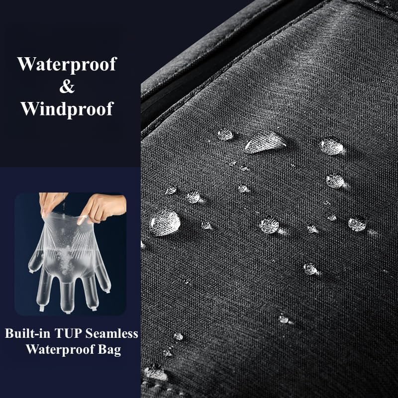 JJZS Waterproof Ski Mitten for Winter
