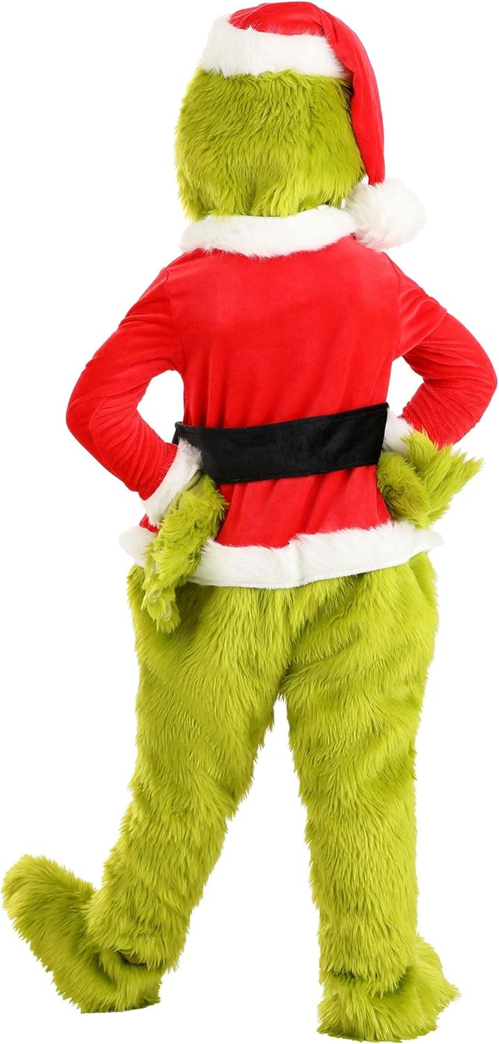 Grinch Santa Toddler Costume for Boys