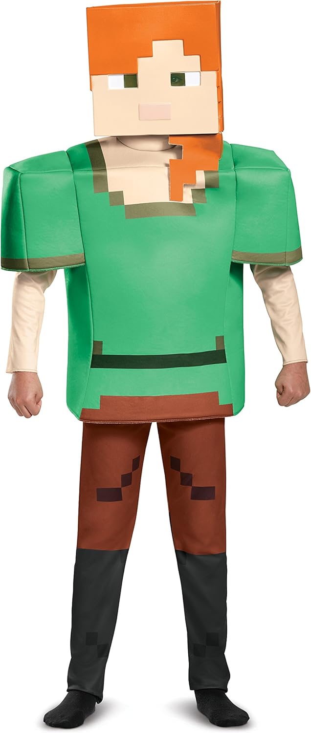 Alex Deluxe Minecraft Costume for Boys