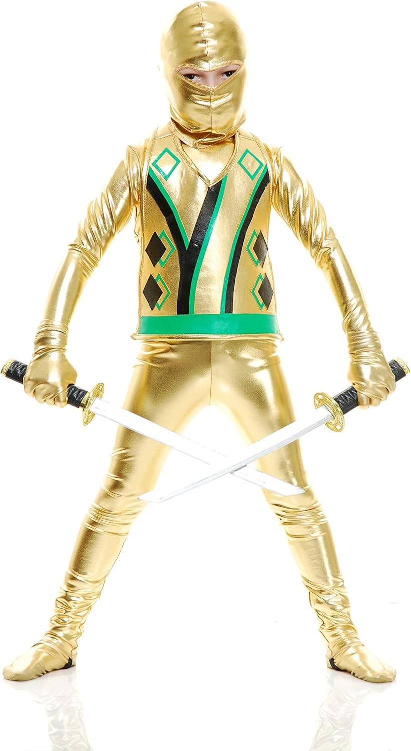Golden Ninja Hero Medium Costume from Rubies