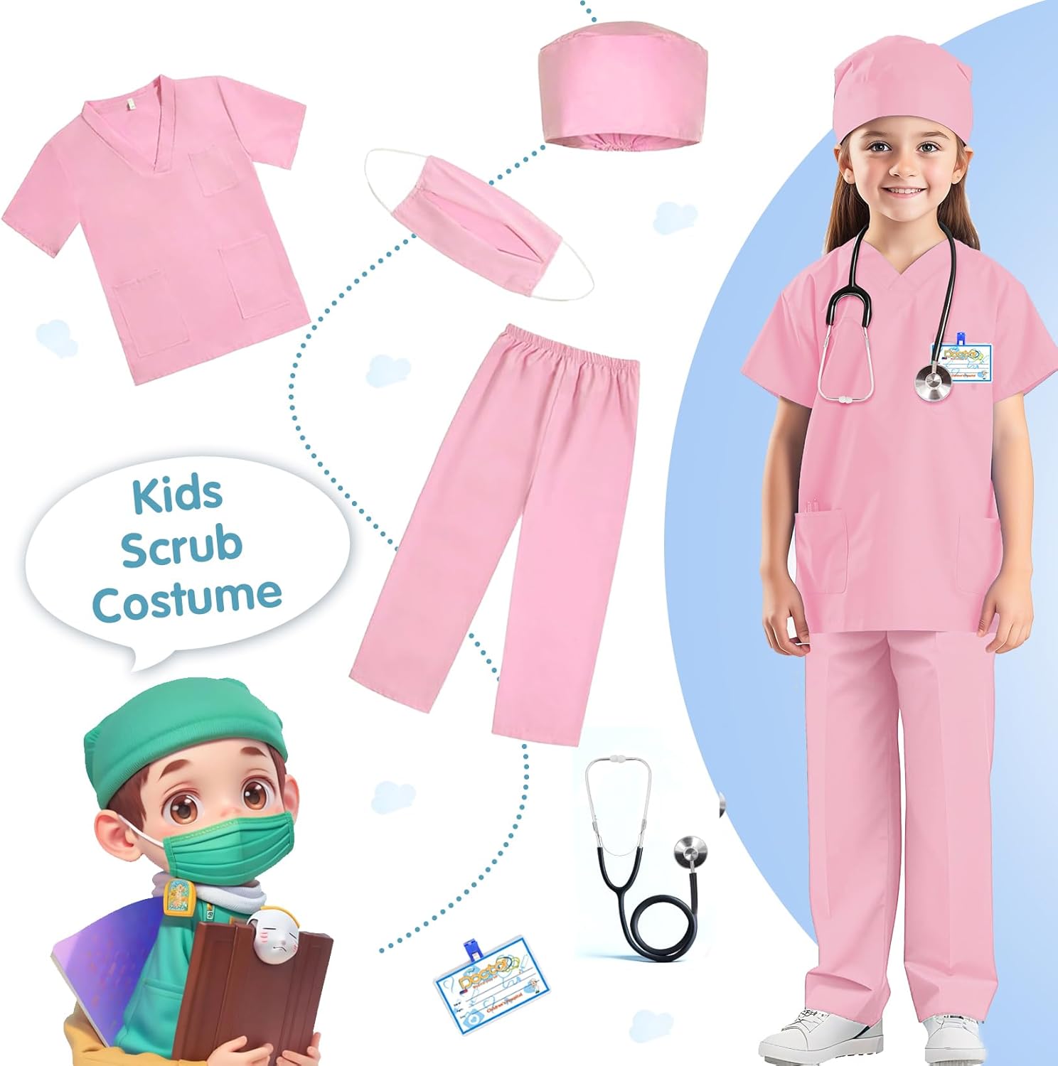 Realistic Doctor Costume for Kids