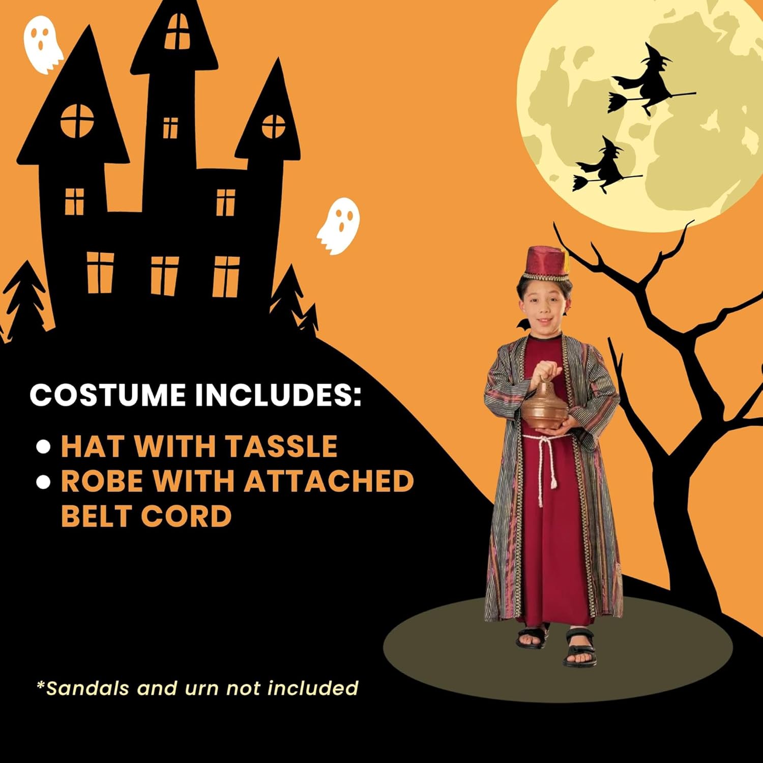 Three Wise Men BALTHAZAR DELUXE Child Costume - Large Size
