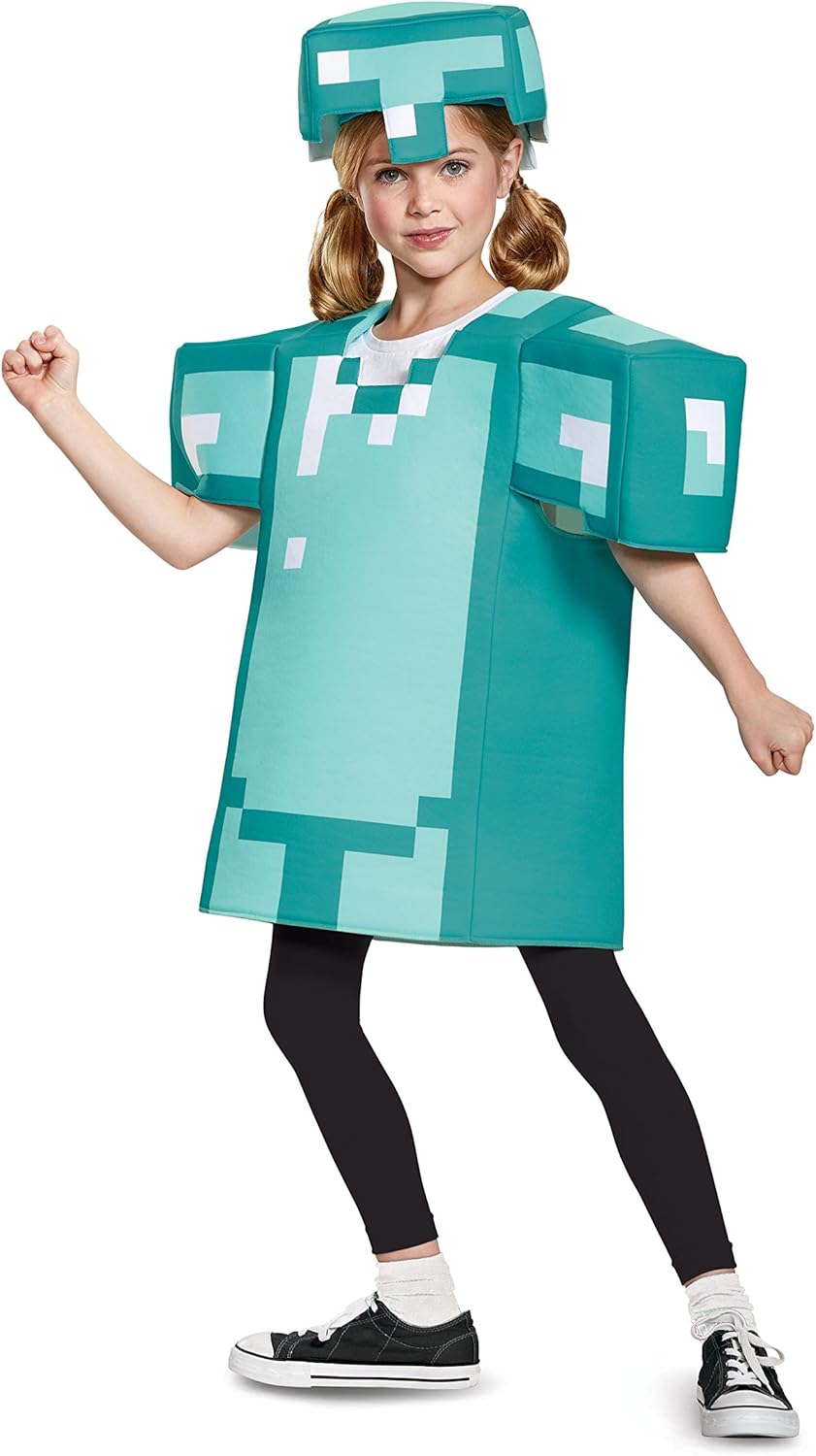 Armor Classic Minecraft Costume Blue Medium 7-8