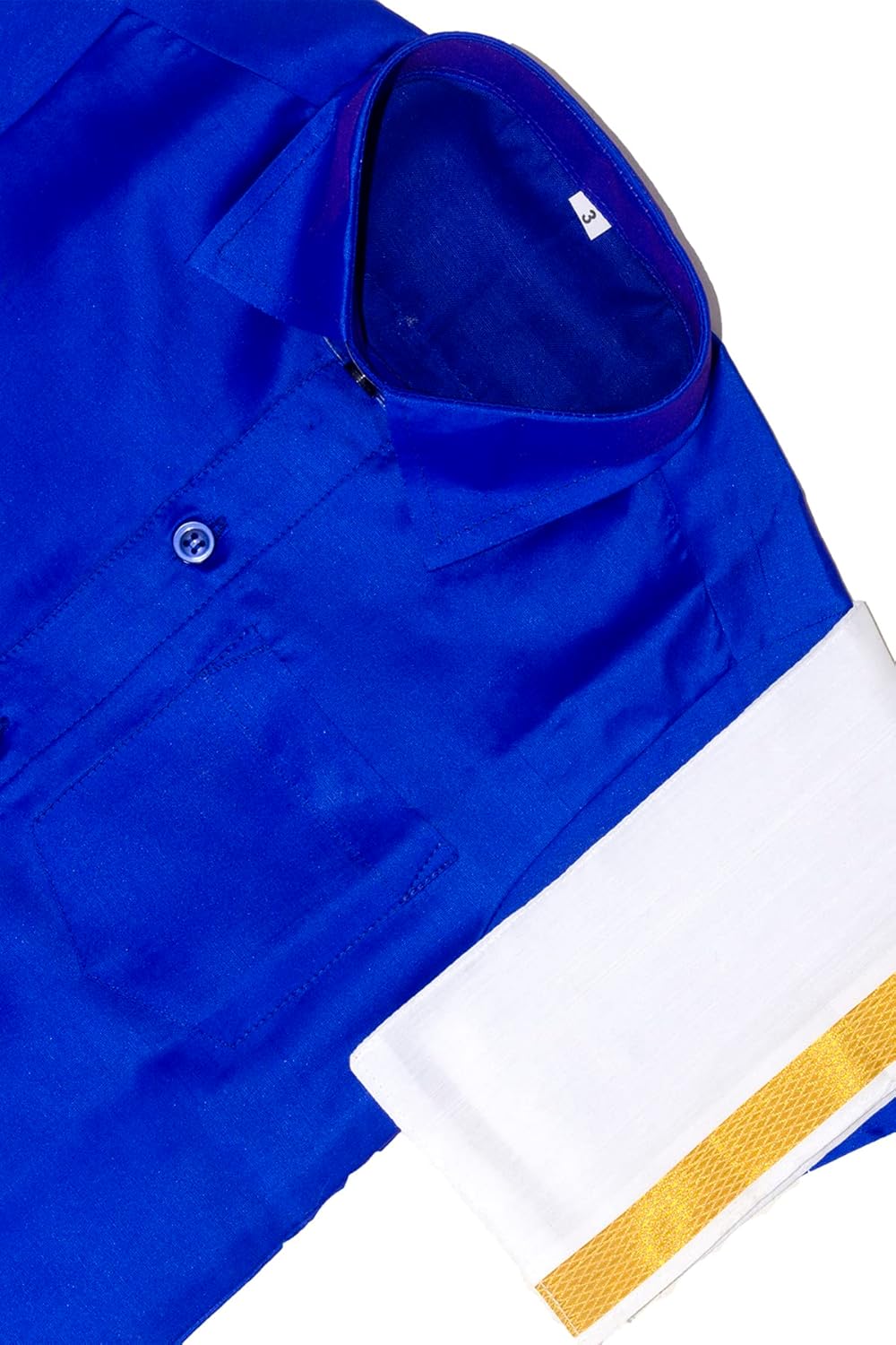 Chandrakala Kids Shirt With Mundu Set for Boy 1