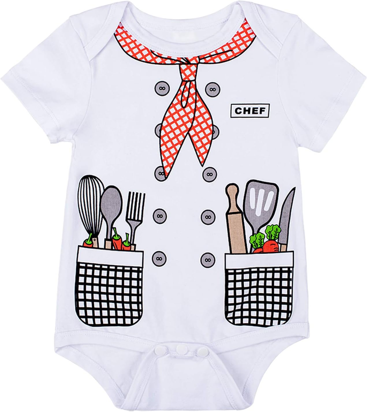Paddy Field Chef Costume Bodysuit for Baby 1