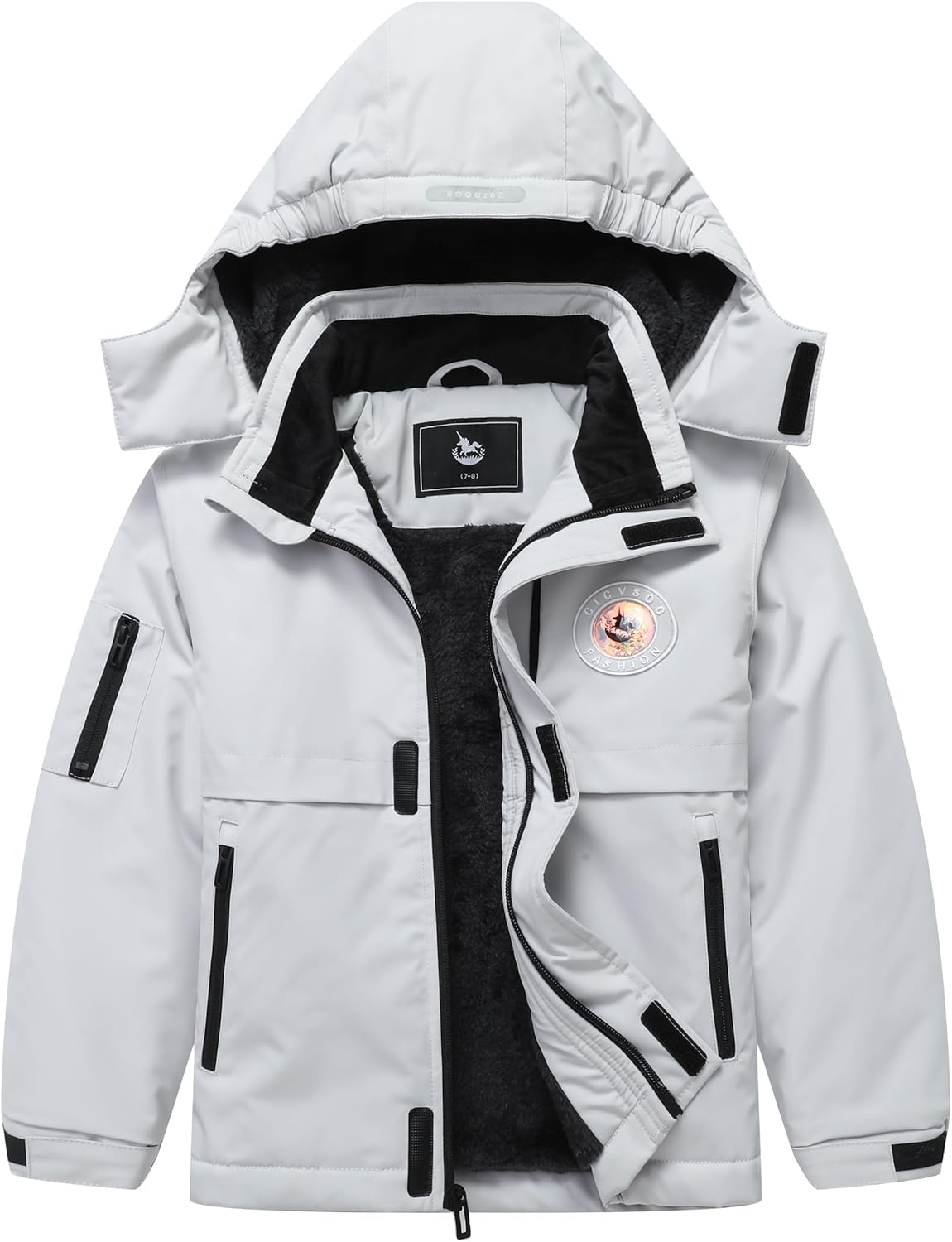 Girls Ski Jacket Winter Warm Windproof Coat for Kids Snowboarding