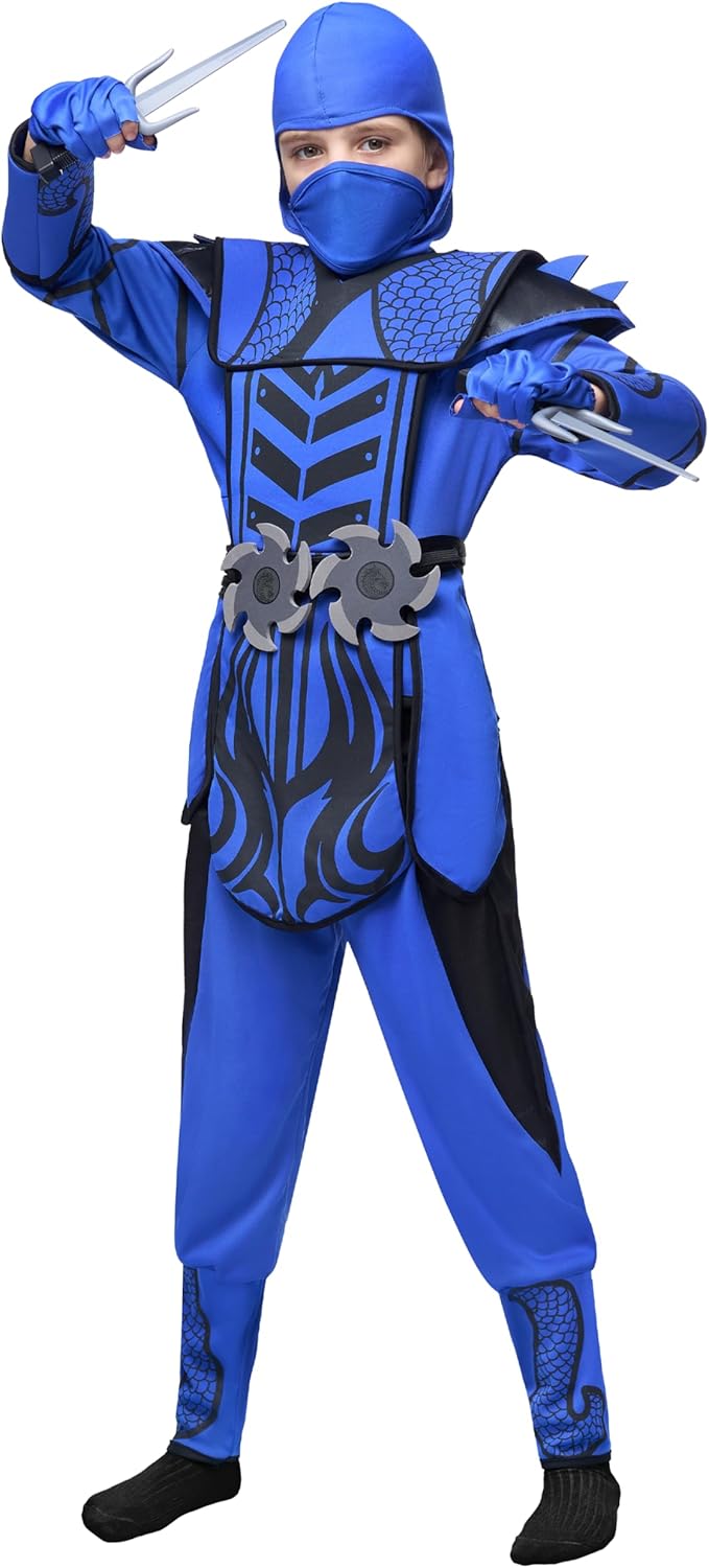 Spooktacular Kids Ninja Halloween Costume Boys