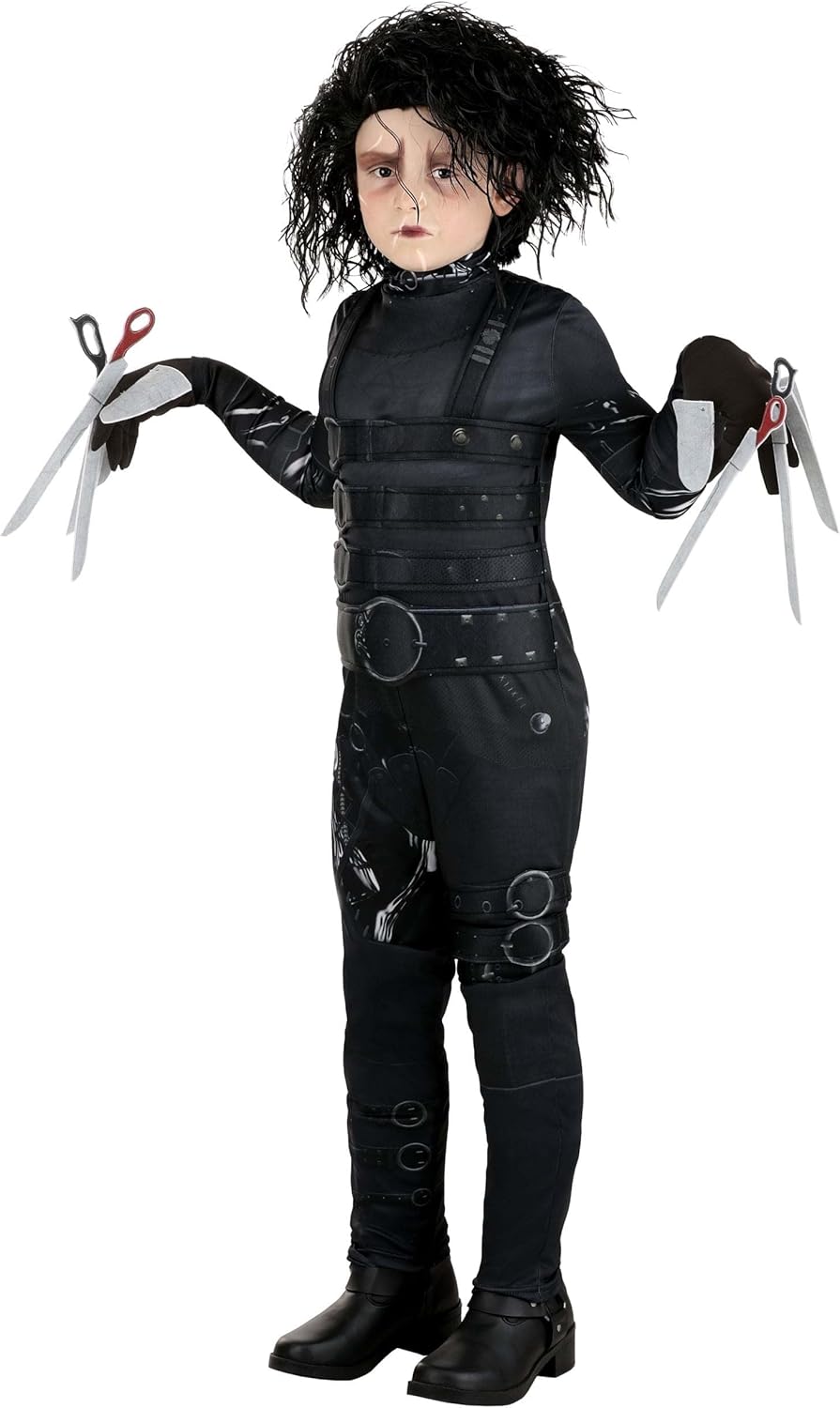 Transform into Edward Scissorhands - Kids Costume Set