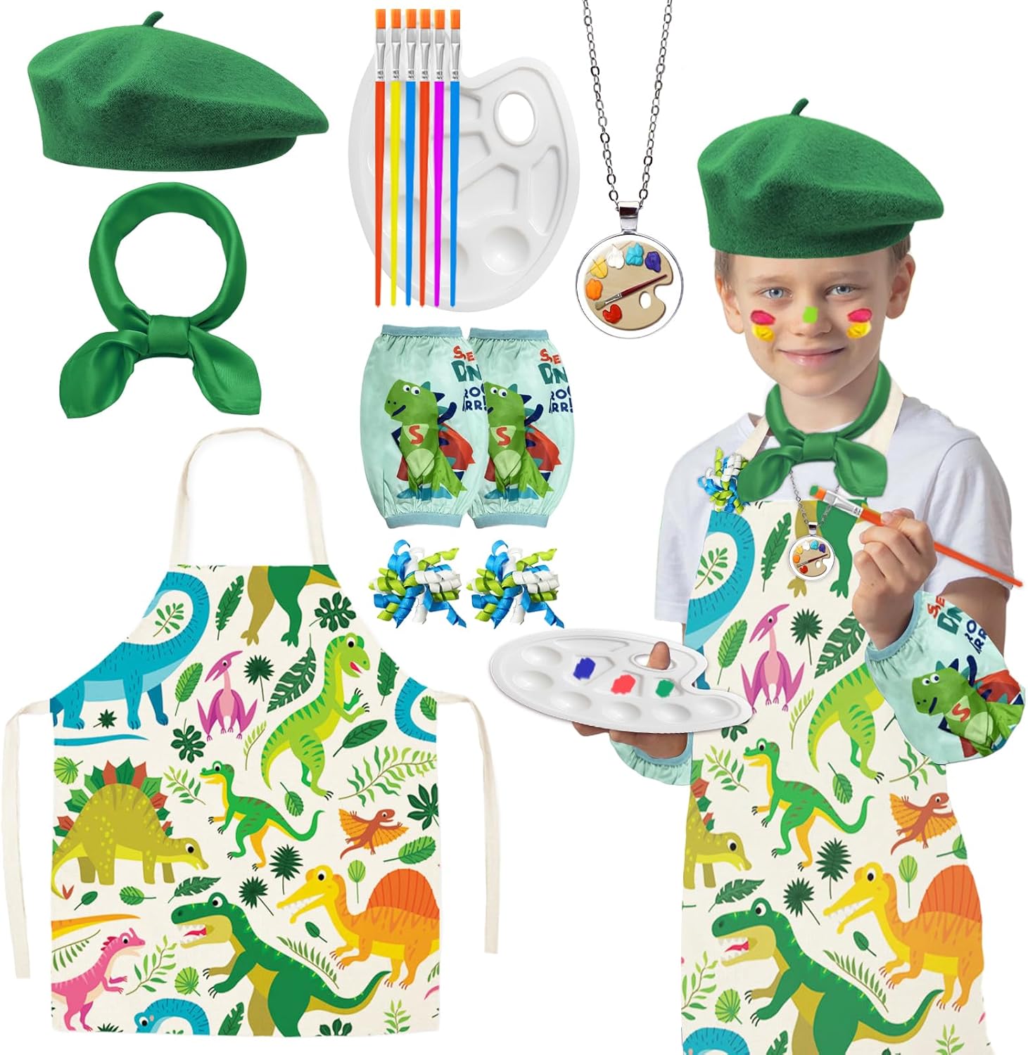Perfect for Kids DTESL 15-Piece Artist Costume Set Halloween Party Ready