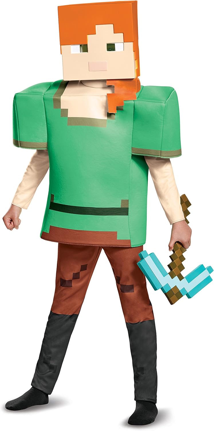 Alex Deluxe Minecraft Costume for Boys