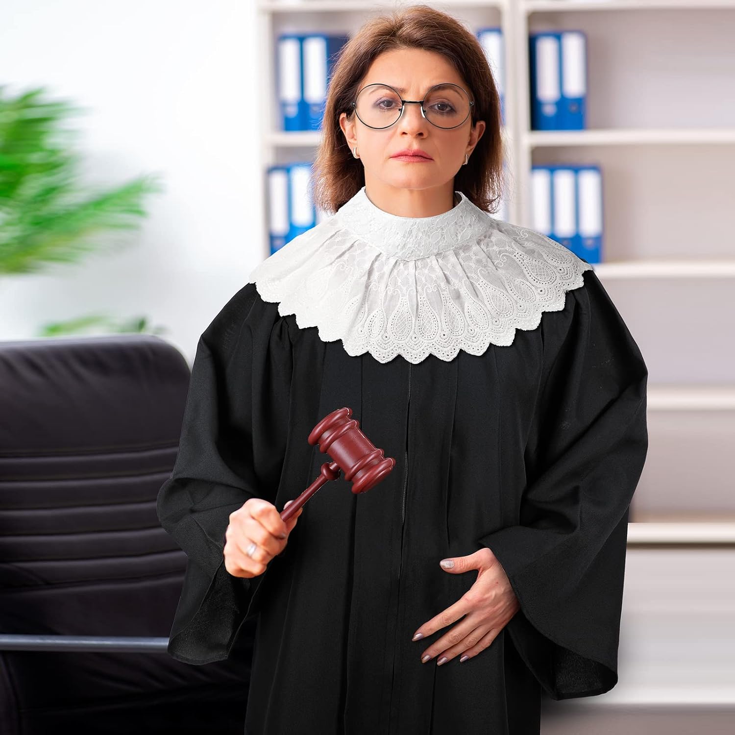 4-Piece Judge Costume Accessories for Halloween