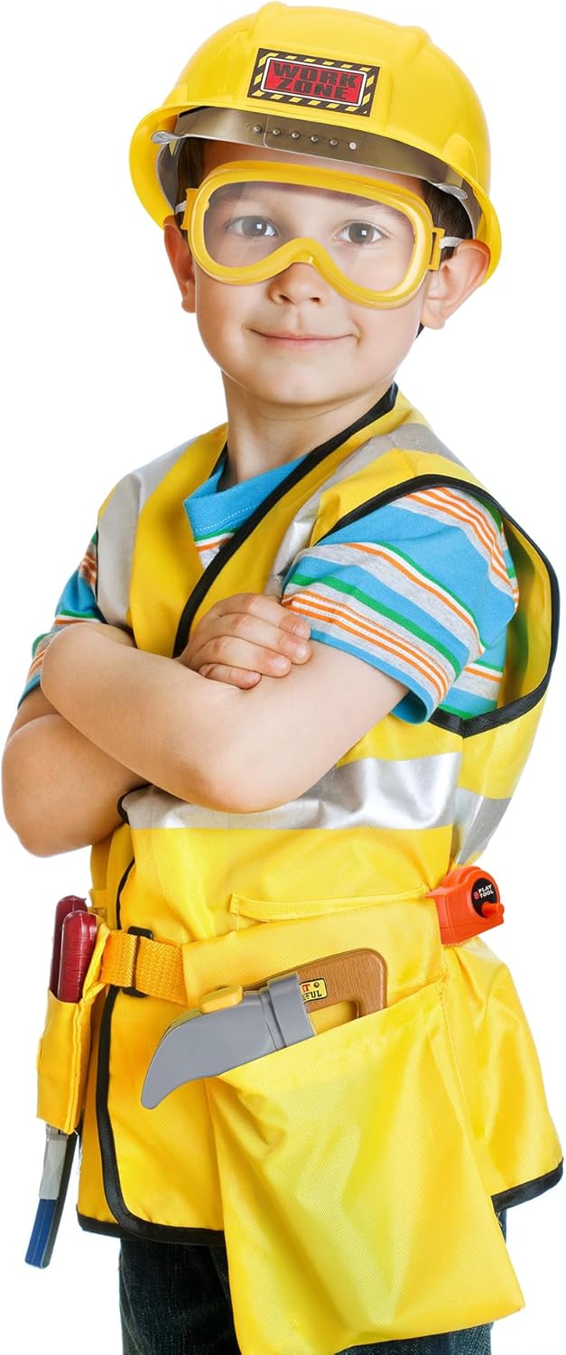 Construction Worker Kids Costume