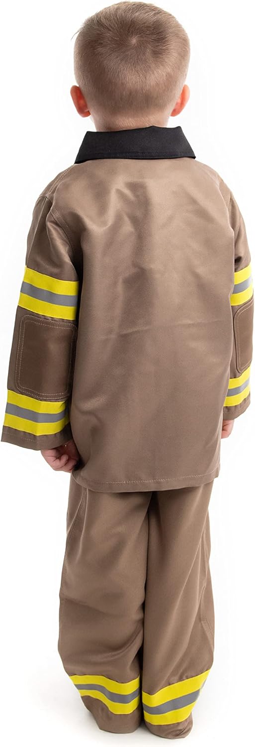 Little Adventures Child Firefighter Costume - Machine Washable Flat Rate Shipping