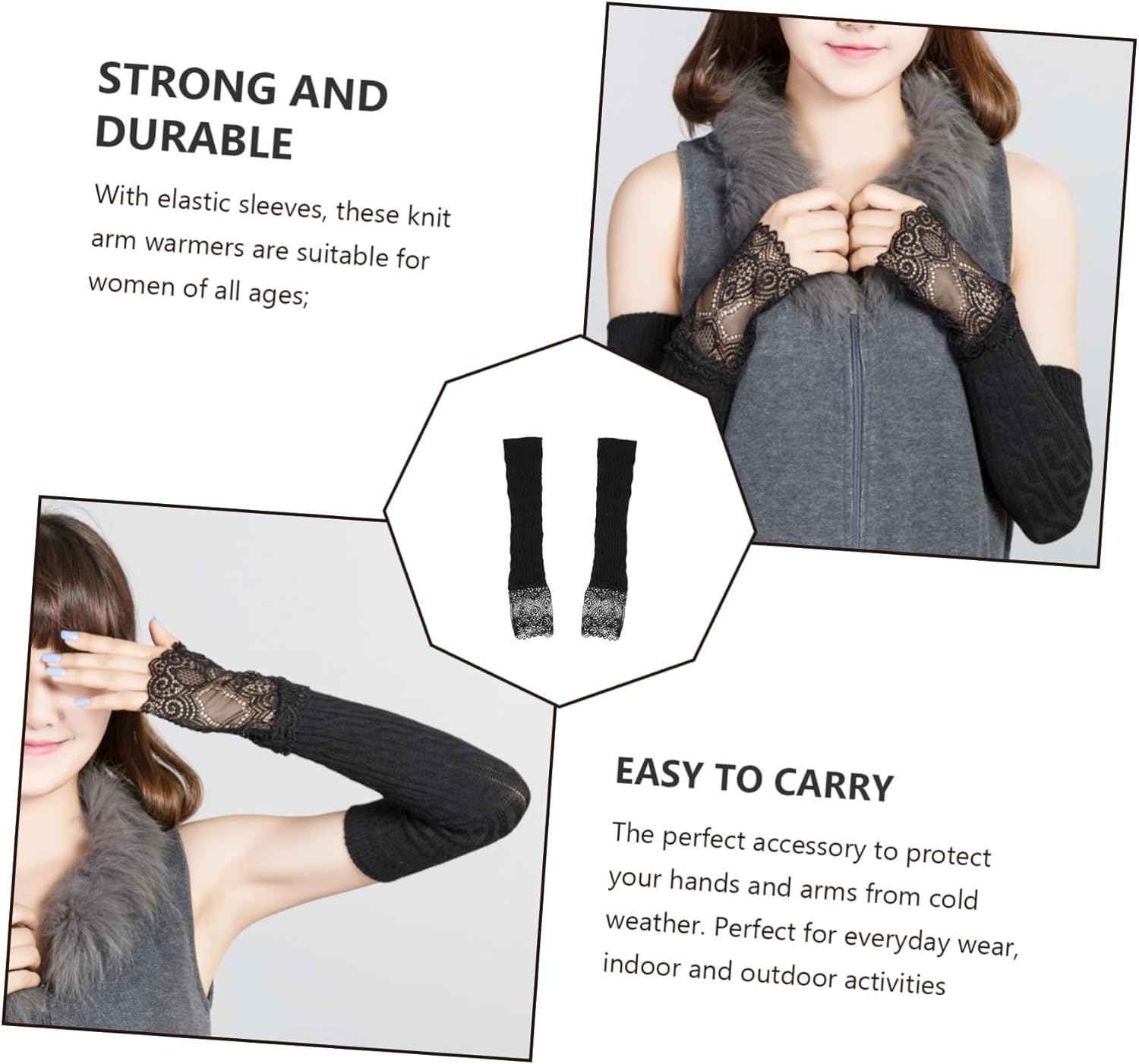 Homoyoyo 1-Piece Warm Comfortable Gloves for Skiing