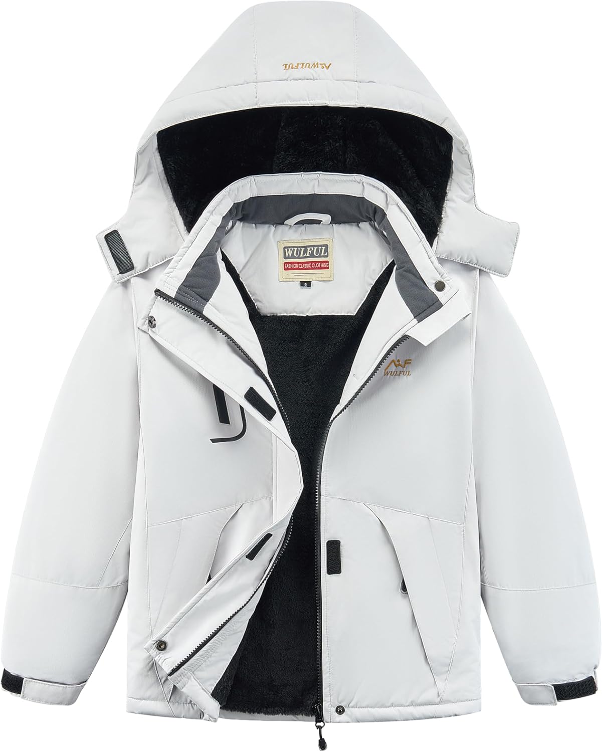 WULFUL Girls Winter Ski Jacket Durable and Waterproof for Skiing