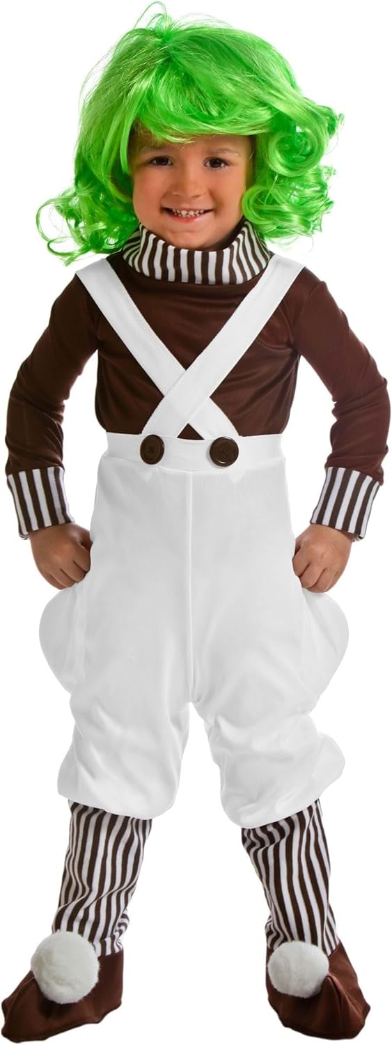 Oompa Loompa Costume Halloween Charlie The Chocolate Factory Toddler