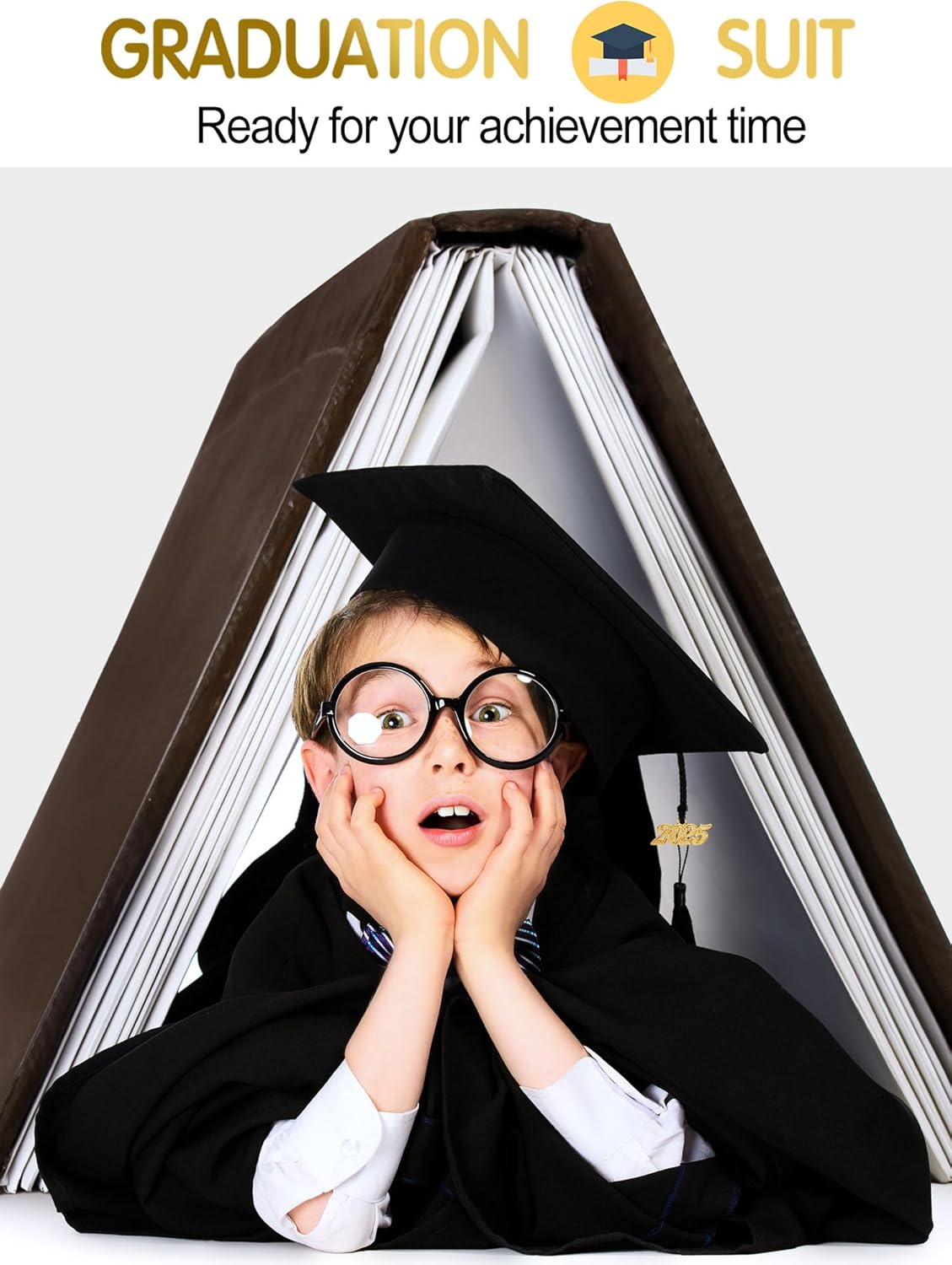 Geyoga Preschool Graduation Gown and Cap Set