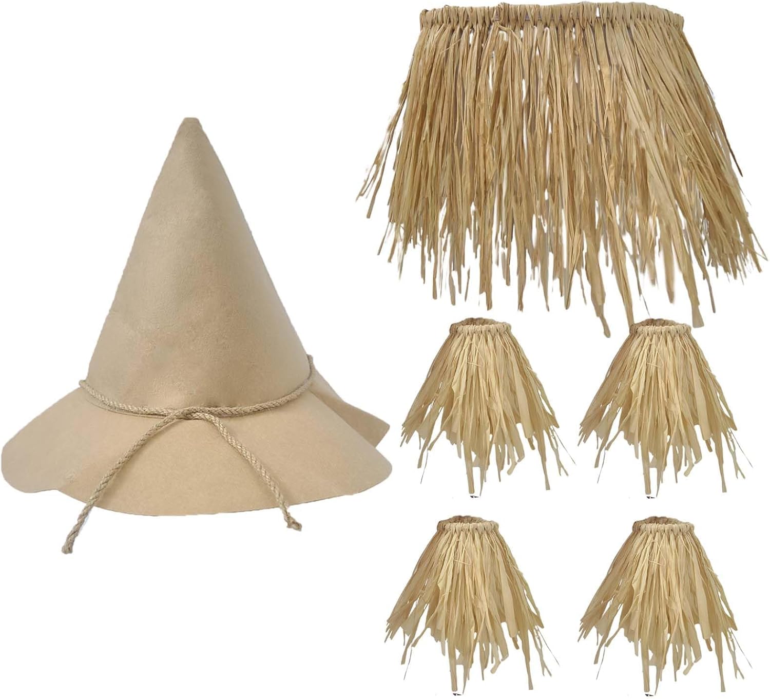 Halloween Scarecrow Costume for Men Women Kids and Adults