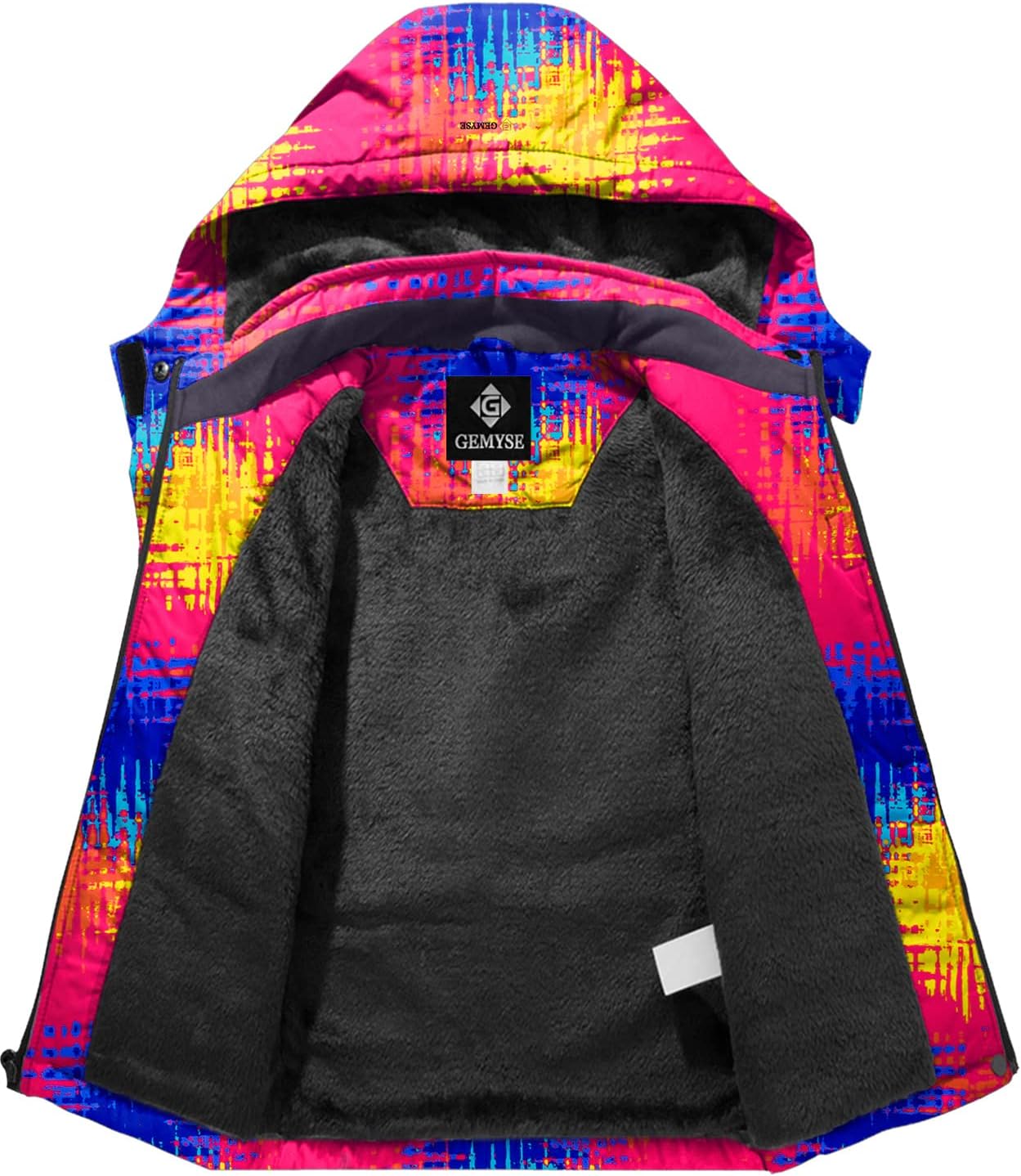 GEMYSE Girls Winter Waterproof Ski Snow Jacket