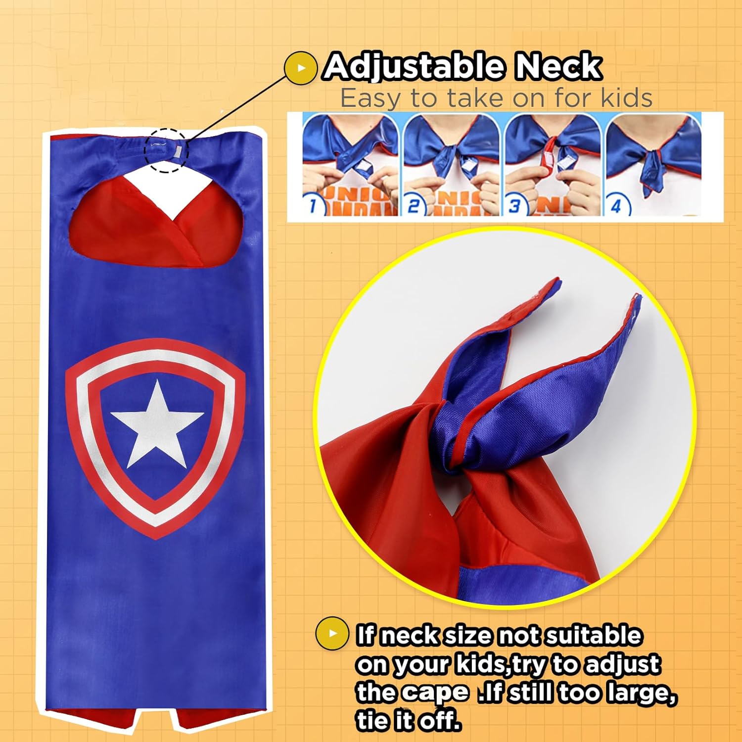 Superhero Capes Set and Wristbands for Kids