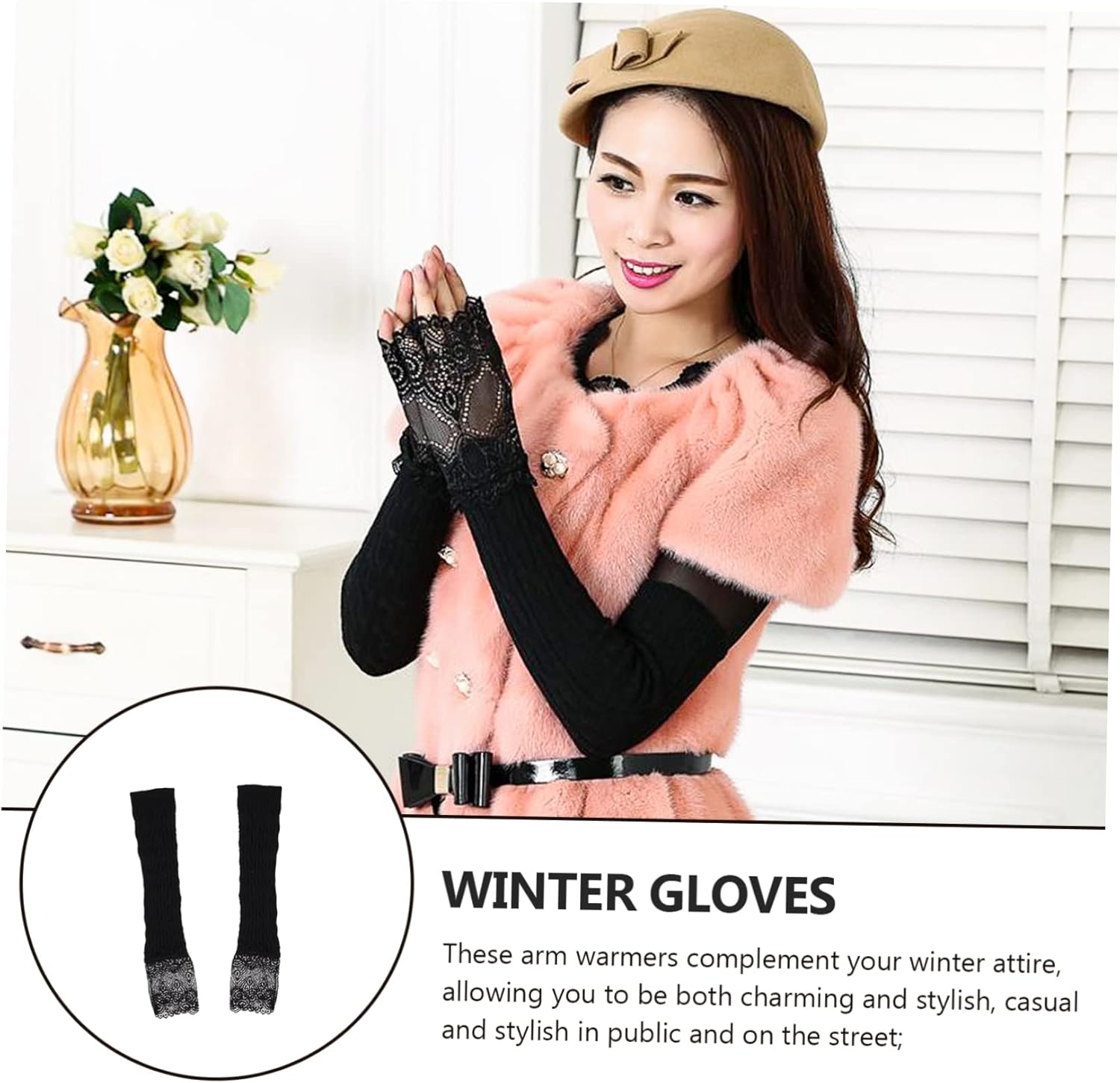 LIOOBO Winter Ski Gloves - Durable Windproof for Men Women