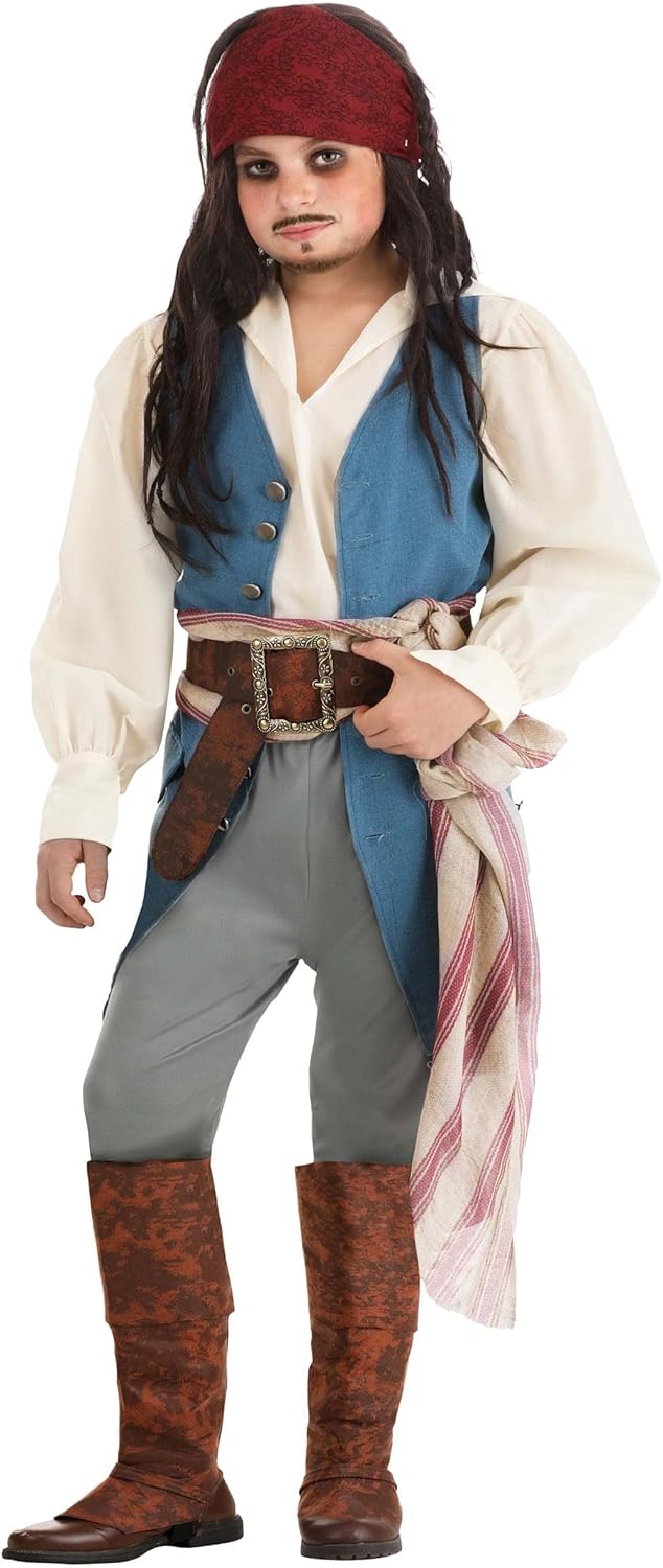 Pirates of the Caribbean Kids Captain Jack Sparrow Costume Fun Exciting and Authentic