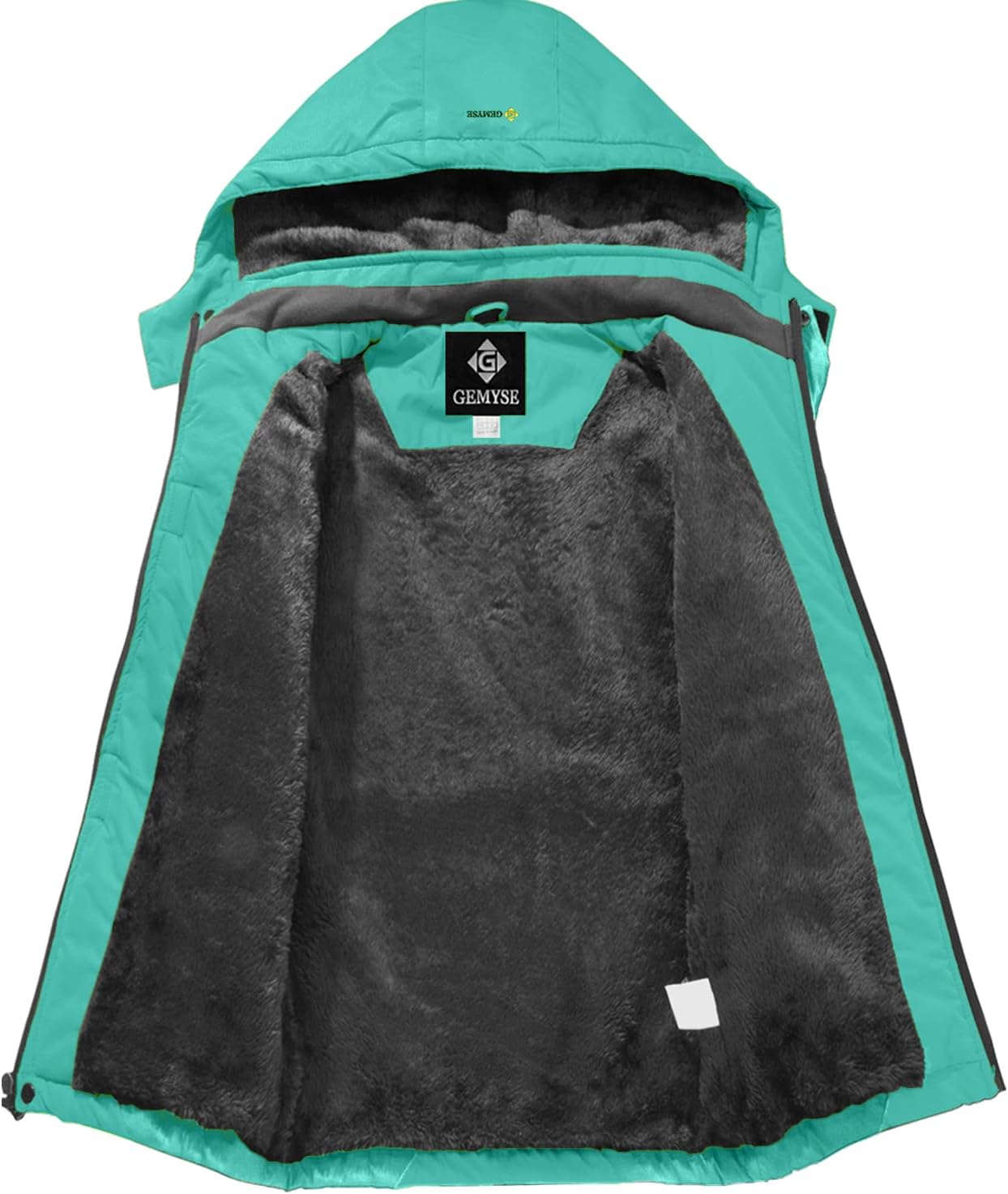 boys waterproof ski jacket with fleece lining