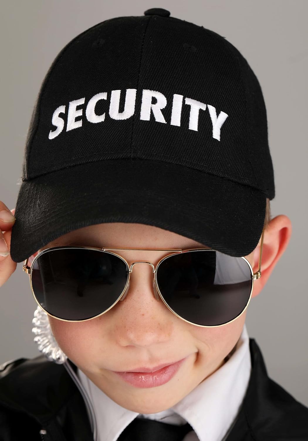 Kids Security Guard Costume Fun Easy Play