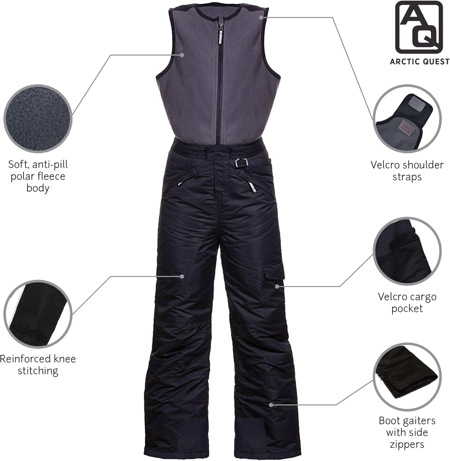Polar-Proof Fleece Ski Pants