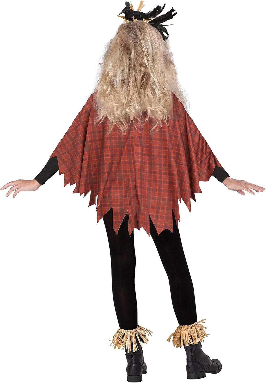 Scary Scarecrow Kids Poncho Standard 1