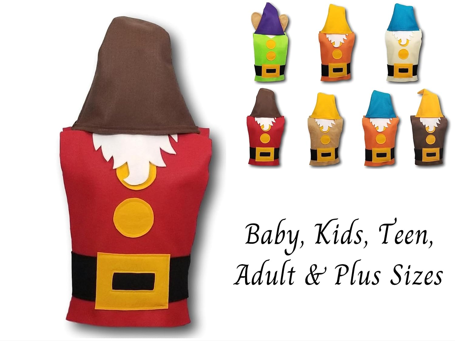 Grumpy Dwarf Costume for Kids and Adults