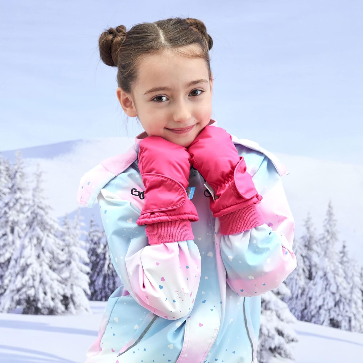 SimpliKids Ski Snow Gloves Waterproof Insulated