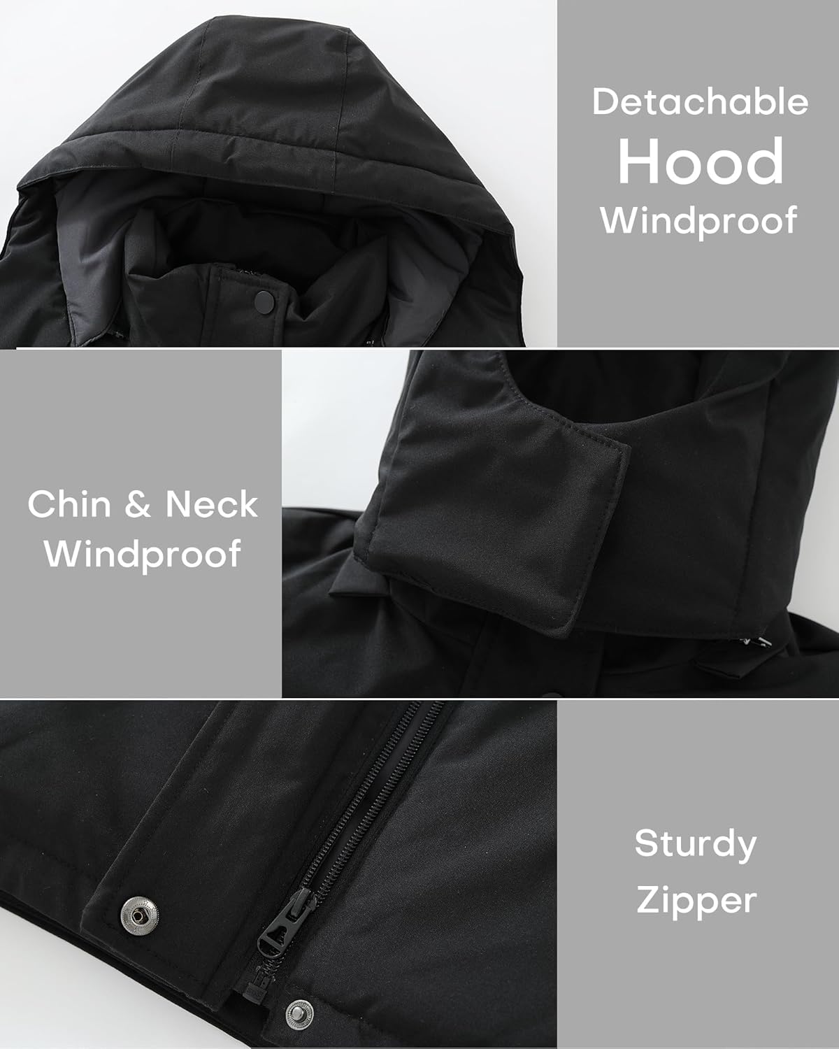 Wantdo Girls Snow Ski Jacket WaterproofWarm
